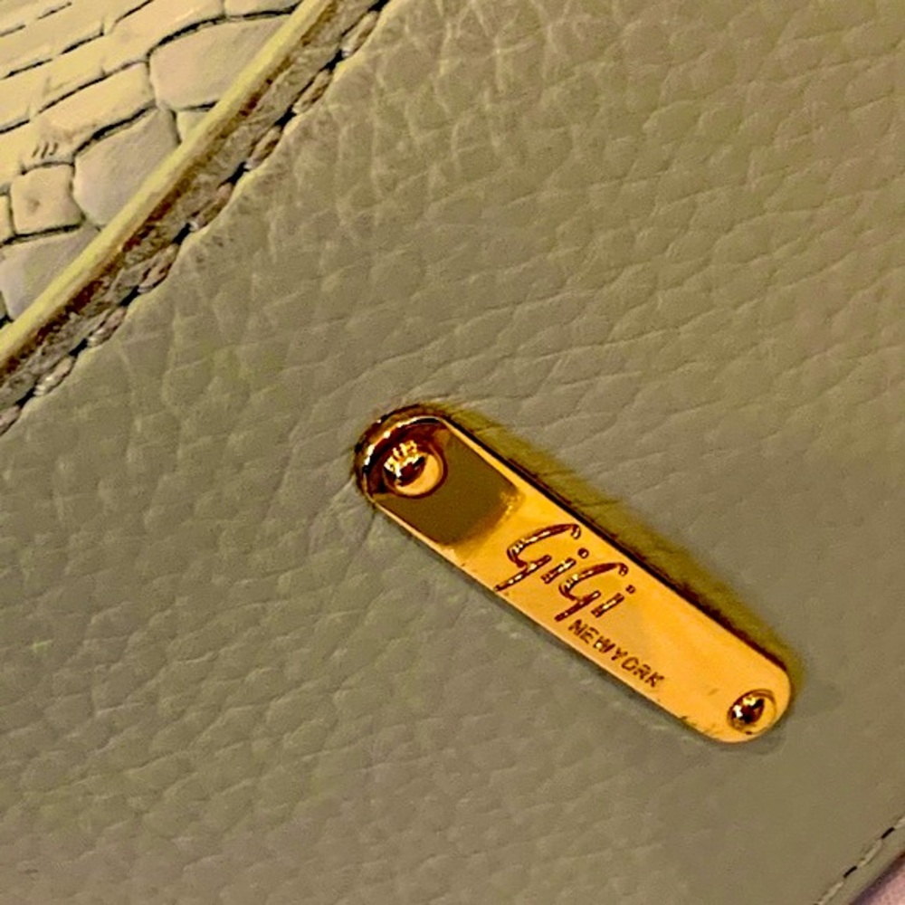 Gigi Designer NY Python Leather crossbody shoulde… - image 7